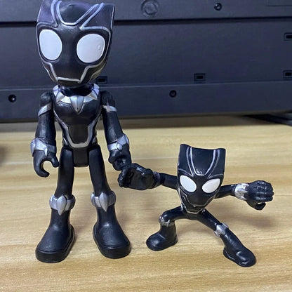 Set Marvel Spiedy & His Amazing Friends Hero Rhino Goblin Ghost Spider Doc Ock Trace- E Model Animated Action Figures Toys Gift