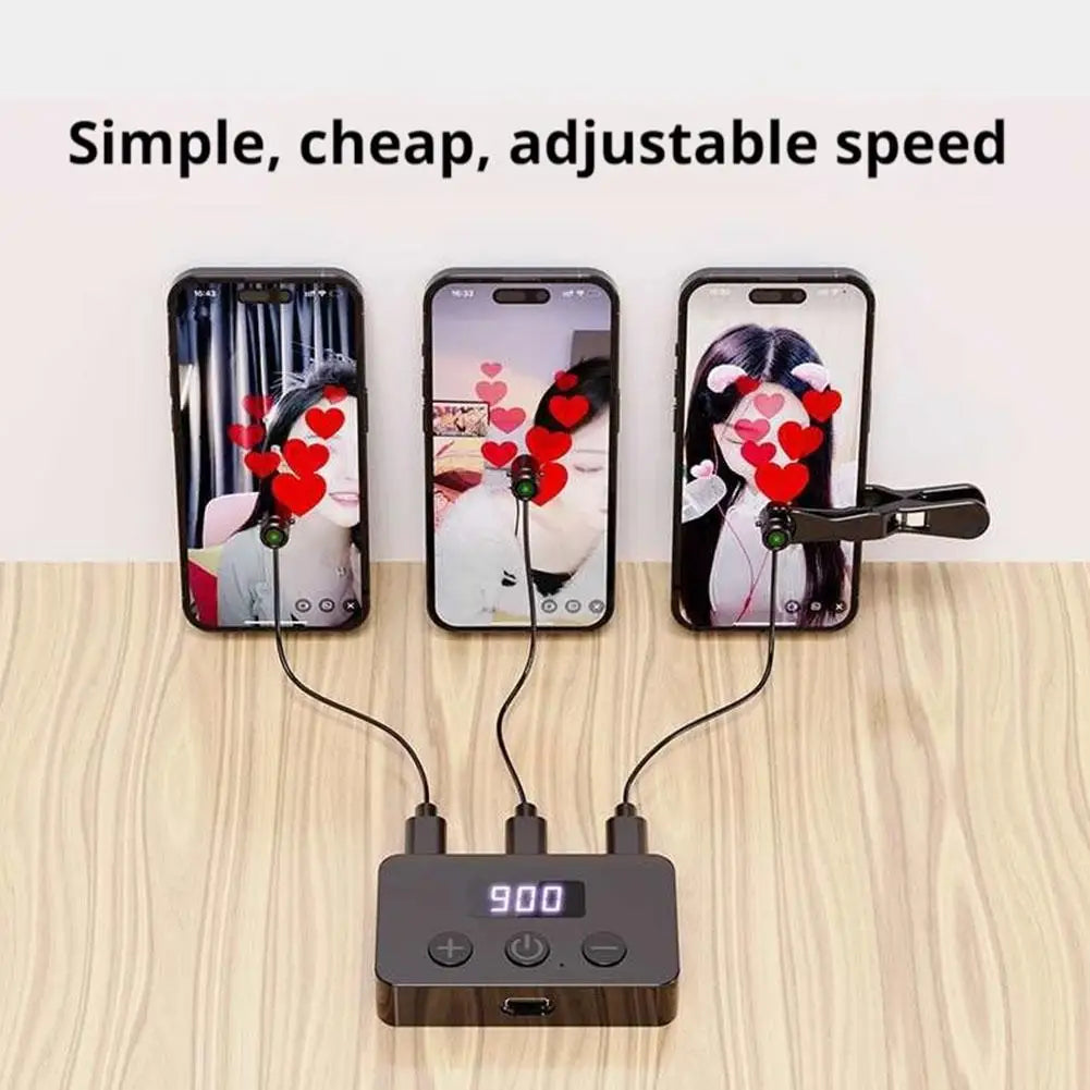 Mobile Phone Connector Phone Screen Auto Clicker Physical Silent Rapid Tapping Device Universal For Live Broadcast