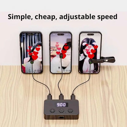 Mobile Phone Connector Phone Screen Auto Clicker Physical Silent Rapid Tapping Device Universal For Live Broadcast