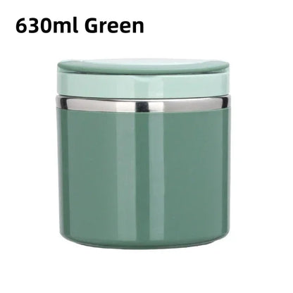 Stainless Steel Insulated Food Jar 630ml/1000ml - Thermal Lunch Box Container for Hot & Cold Food, Kids & Adults