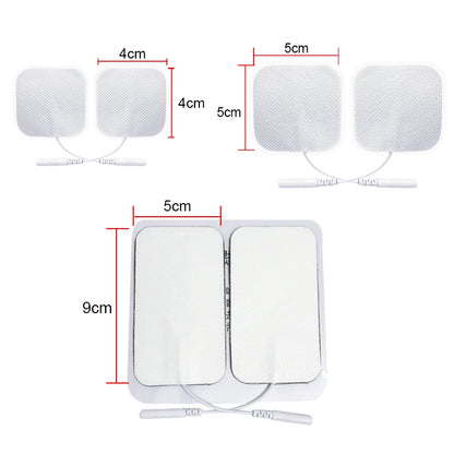 10/20pcs Muscle Stimulator Electrode Pads Gel Non-woven Fabric Self Adhesive Replacement Pads for Tens Digital Therapy Machine