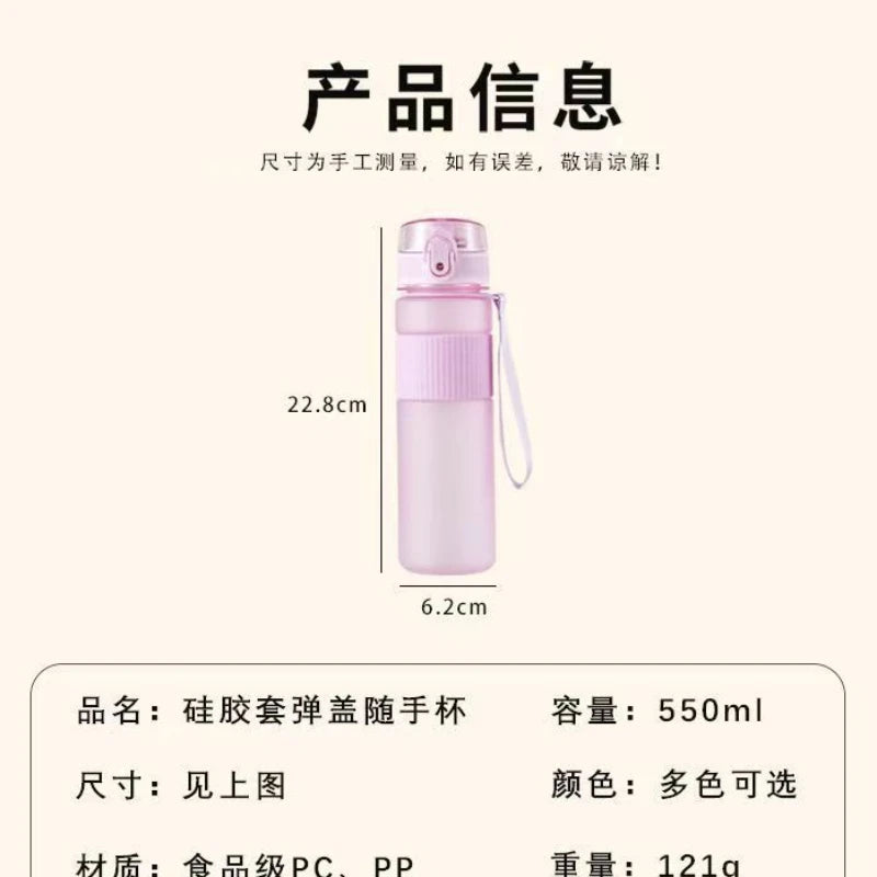 Gabby Dollhouses Cute Water Bottles 550ml Girls Kawaii Cup Kids School Outdoor Sport Flasks Women Office Home Plastics Mug Gift