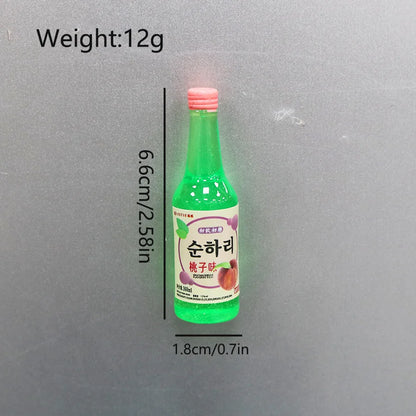 South Korean Ins Cute And Interesting Simulation Of Small Snacks Miniature Refrigerator Sticker Magnetic Magnet Decoration Gift