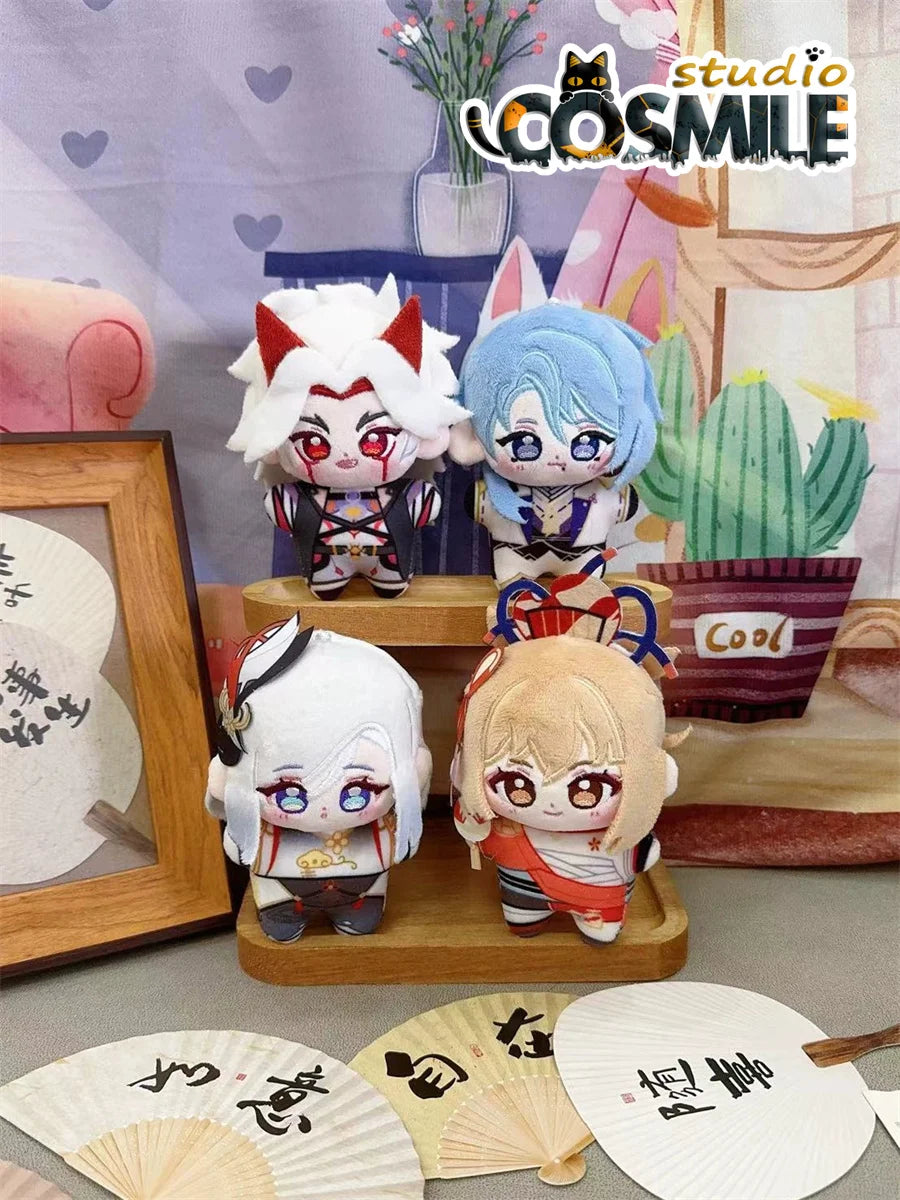Genshin Impact げんしん 원신 Arataki Itto Shenhe Yoimiya Kamisato Ayato Stuffed Plushie Plush 12cm Doll Toy Keychain ML