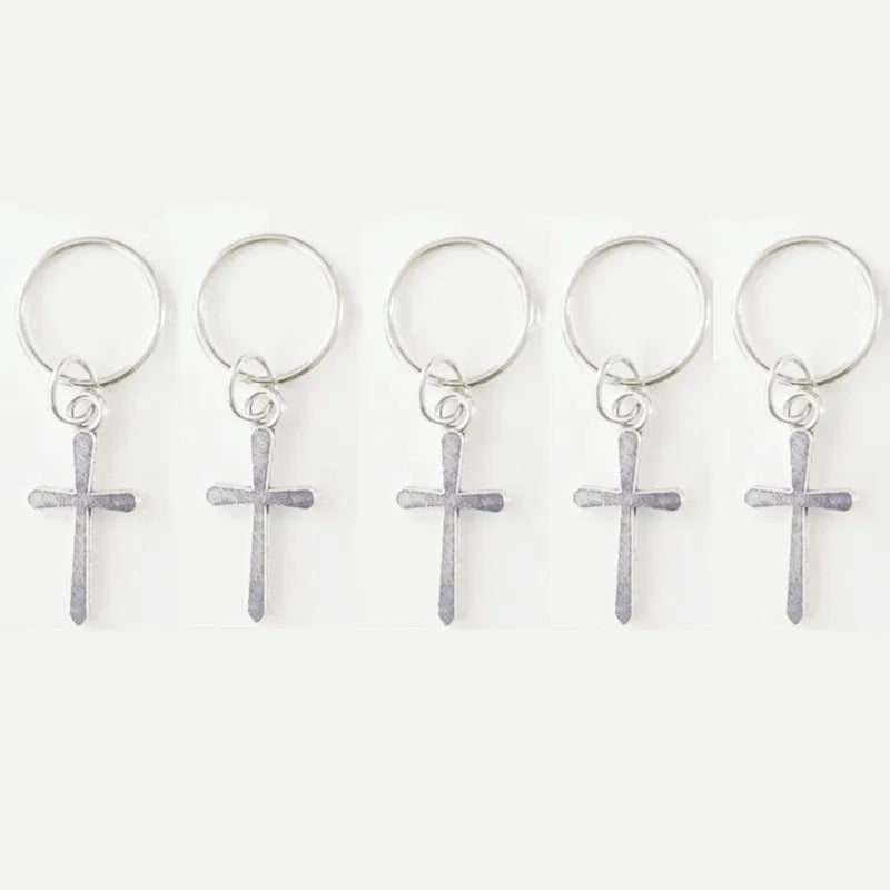 5 Pcs Antique Silver Hair Braid Dread Dreadlock Beads Cuffs Tuber Approx 8mm Inner Hole for Hair Styling Accessories Tool