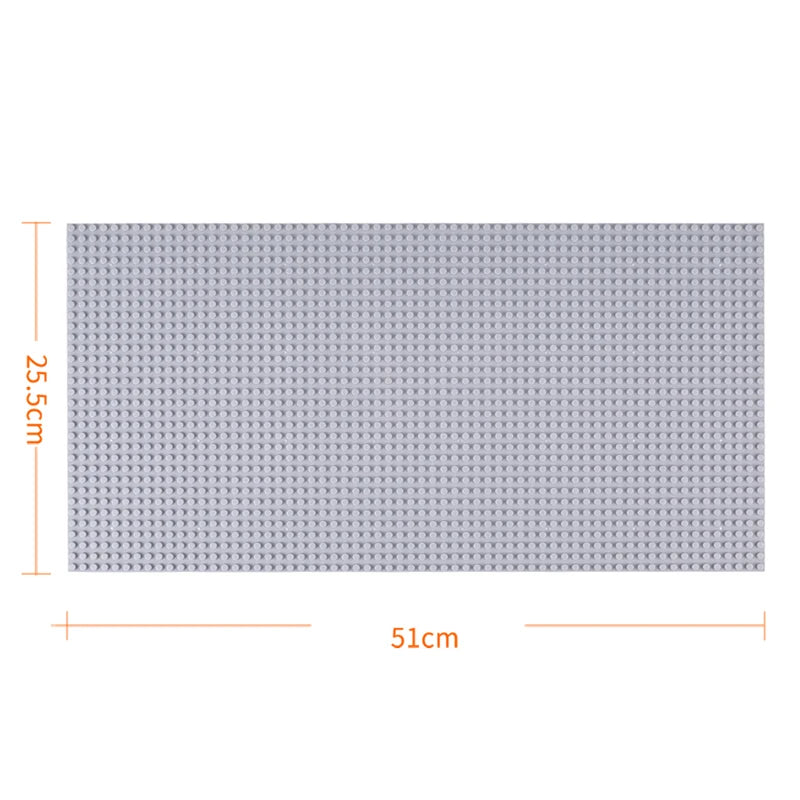 1pcs32 * 64 holes single layer classic block base plate, DIY assembly block wall compatible brand toys Birthday gift gift