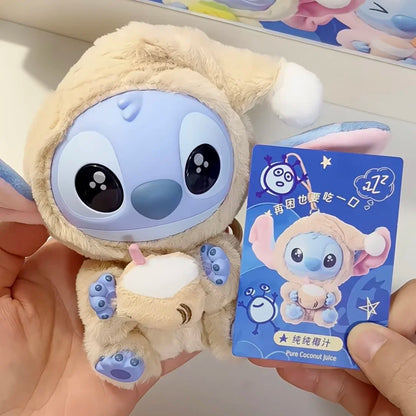 New Stitch Eat Some Thing Before Sleep Series Vinyl Blind Box Bag plush Pendant Cute Doll Mystery Box Toy Adult Birthday Gift