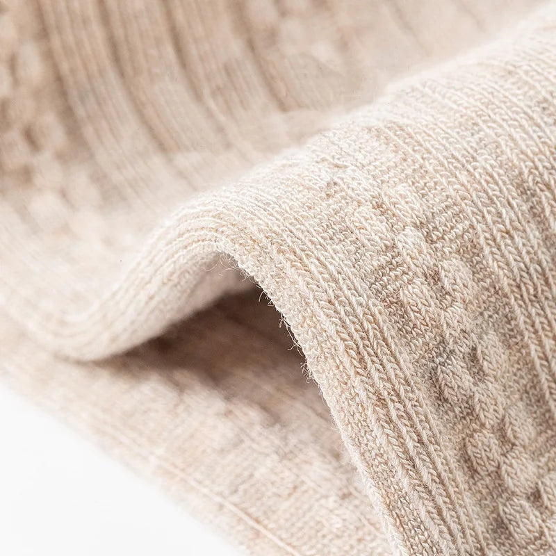 Girls Leggings Tights - Knitted Cotton Solid Color Pantyhose for Kids Spring Autumn