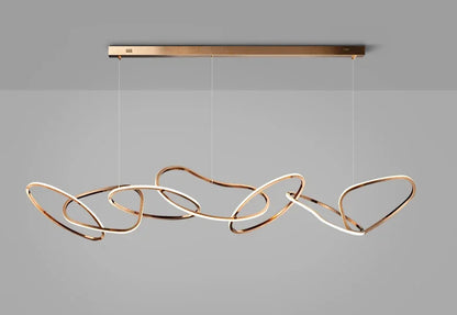 Modern Simplicity Circle LED Pendant Lights for Dining Living Home Decor Hanging Ring Chandelier Lamp Fixture