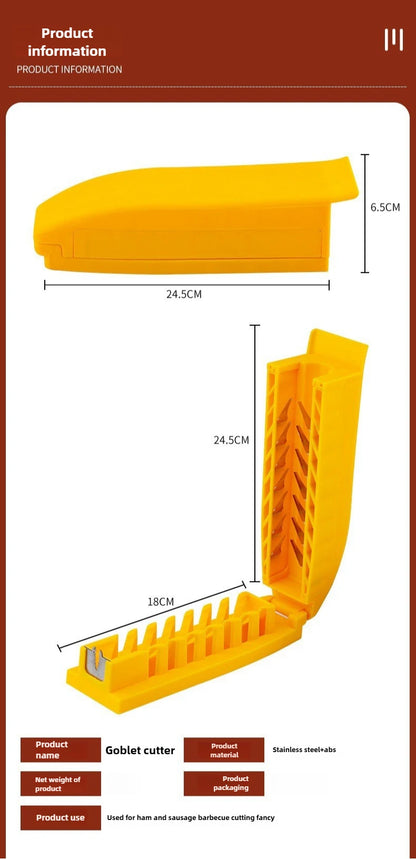 Spieß zum Ausstechen von stärkehaltigem Schinken, Hot-Dog-Messer, Küchenhelfer, Wurstblumen-Ausstecher, Bratwurst-Standwerkzeug