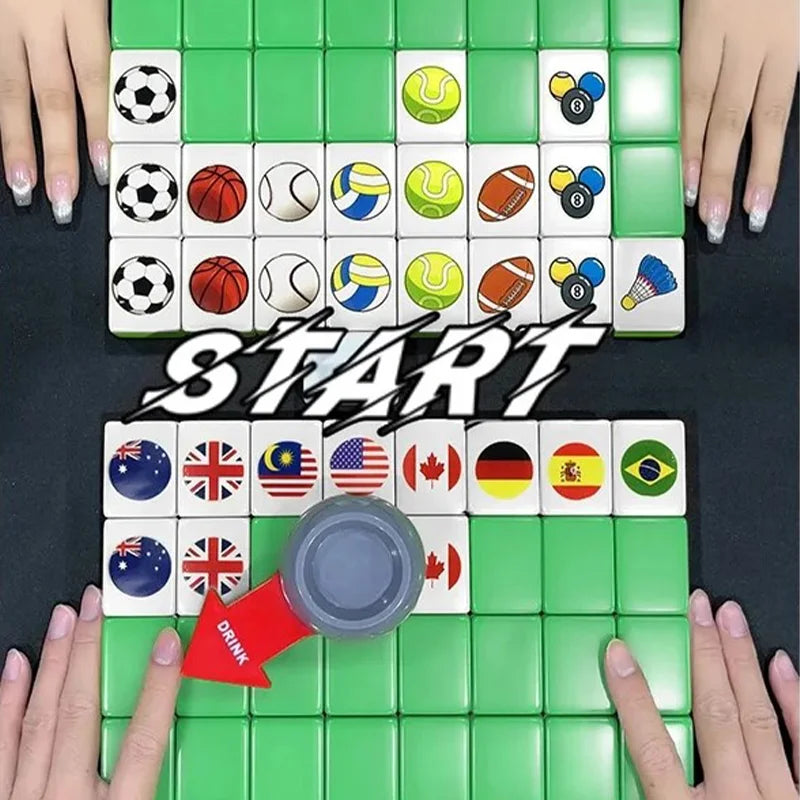 64 Blocks Seaside Escape Mahjong Game TikTok Popular Game Relax Time Double Play Party Fascinating Fun Children Game