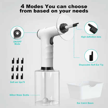 Electric Ear Cleaning Kit Ear Irrigation Flushing System Ear Wax Water Removal Safe Ear Wax Removal Ear Washer Effective Cleaner
