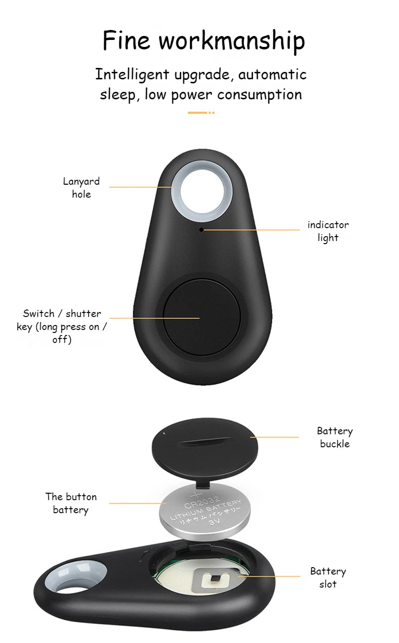 Mobile Phone Shutter Bluetooth Remote Control Selfie, Android Ios Water Drop Wireless Remote Photography, Open 20m Use Distance