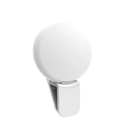 Mobile Phone Fill Flash Lens Ring Light Lamp Portable Clip Three Stop Dimming Mini Durable Practical 10 LED Selfie Ring Beauty