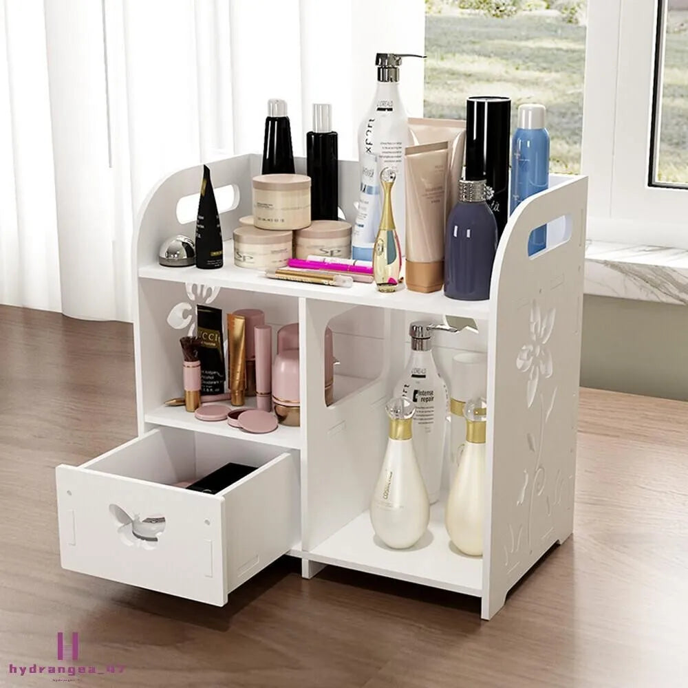 HI-Q Make Up Organiser Cosmetic Vanity Case Box Drawers Skincare Storage Rack