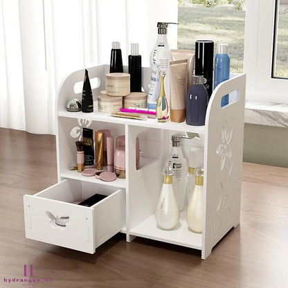 HI-Q Make Up Organiser Cosmetic Vanity Case Box Drawers Skincare Storage Rack