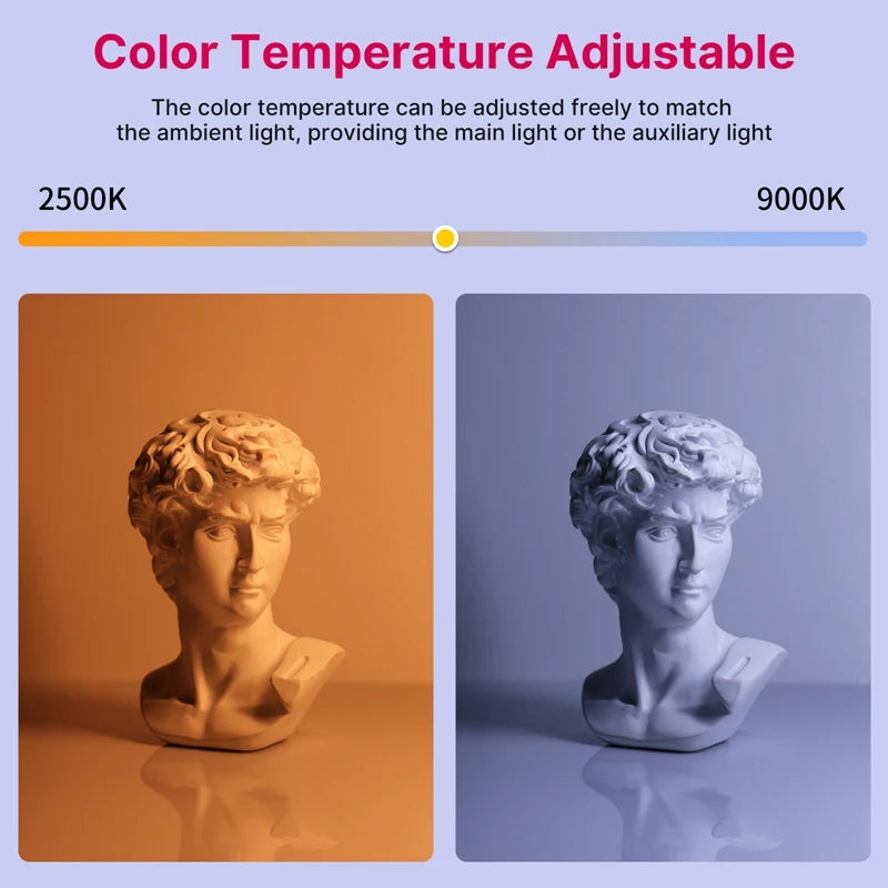 Ulanzi VL119 Stick Light RGB Handheld Wand Tube LED Video Light CRI 95+ 2500K-9000K 2000mAh Photography Lighting Fill Lamp