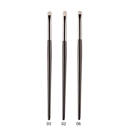 1pc White Pony Hair Eyeshadow Makeup brushes Small Smudge Precision Crease Detail Bevel Eye Shadow Make up brush Liner Lip