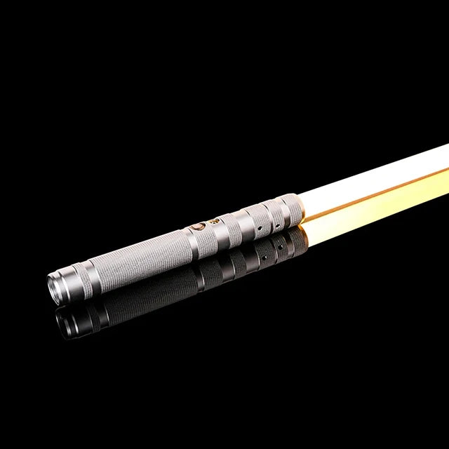 Lightsaber RGB 16 Colors Metal Handle Double-edged Change Heavy Dueling Sound Two In One Light Metel Handle LED USB Charging