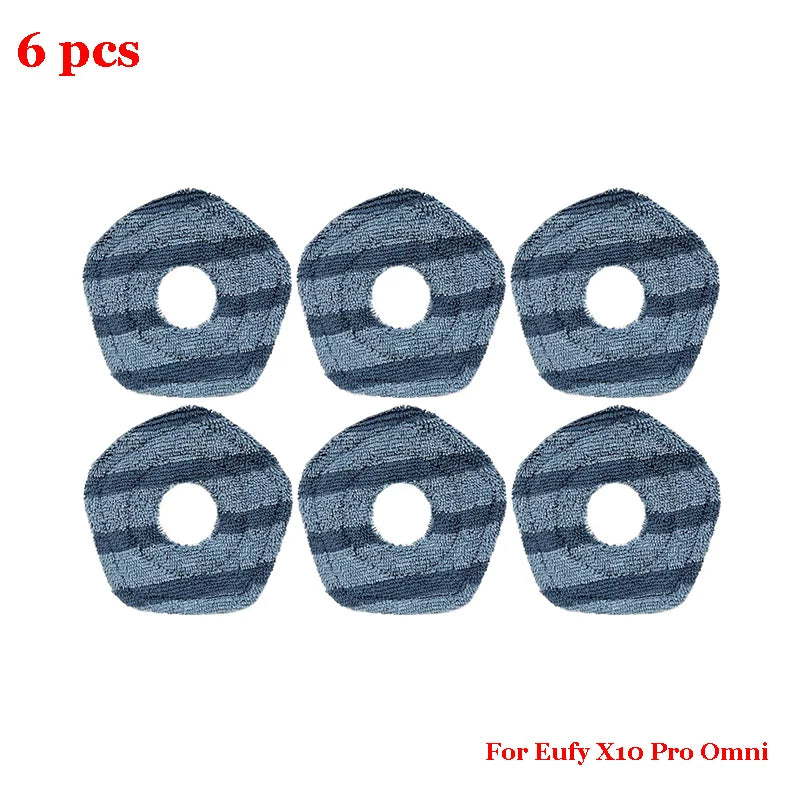 For Eufy X10 Pro Omni Robot Vacuum Cleaner Replacement Parts Mop Cloth Cover Rags Pads Spare Part Mop Cloth Accessories