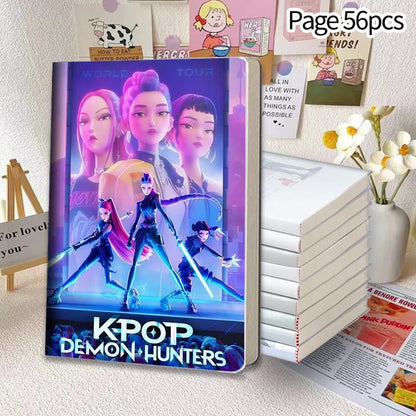 Kpop Demon Coil Notebook Anime Huntrix Book Notebook Decorative Party Gift for Guest Birthday Party Supplies Kpop Warrior
