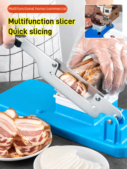 Multifunctional Table Slicer Frozen Meat Beef Herb Mutton Roll Fruit Bread Vegetable Slicer Machine