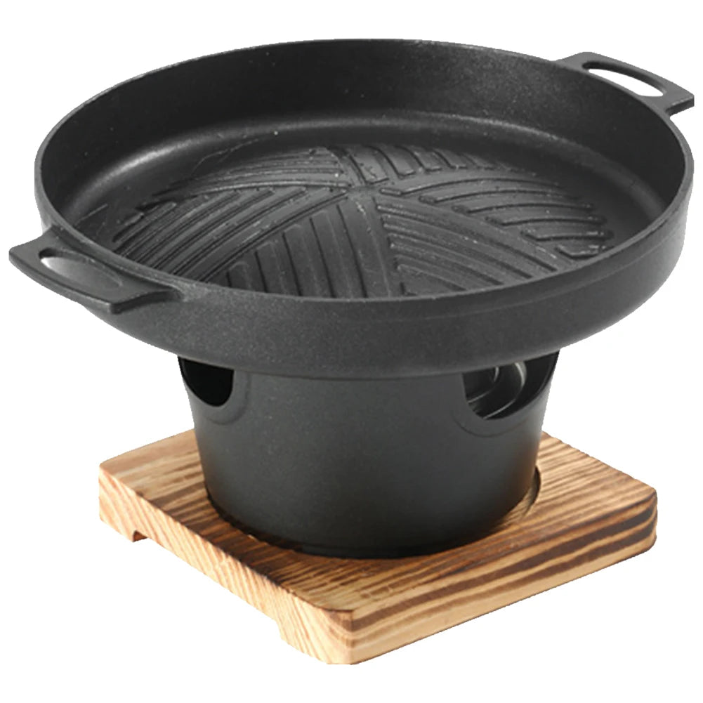 Japanischer Ein-Personen-Backofen, abnehmbarer japanischer Spirituskocher, tragbarer Mini-Grillherd, japanischer rauchfreier Spirituskocher