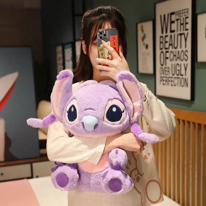 Kawaii Disney Lilo & Stitch Plush Toy Doll Animals Cartoon Soft Sleeping Sofa Pillow Room Decor Anime Stuffed Peluche Kid Gift