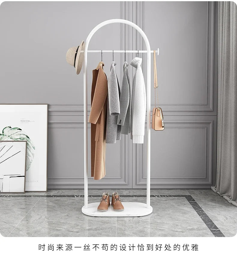 Hanger Floor Bedroom and Household Clothes Rack Simple Indoor Hanging Clothes Rack Multi-Functional Living Room Simple Coat Rack