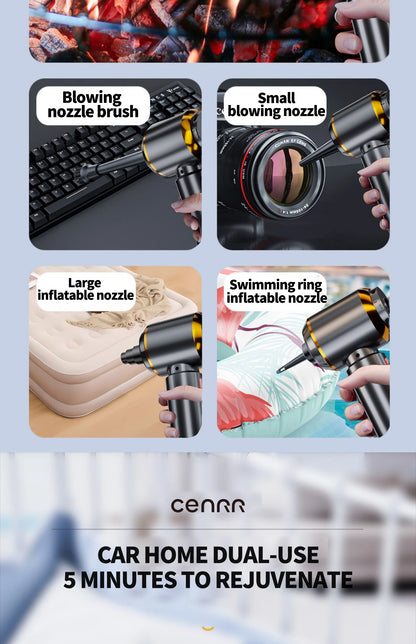 CENRR 2025 NEW Car Vacuum Cleaner  Powerful Mini 998000PA Portable Vacuum Cleaner for Home Appliance Handheld Blower Car Cleaner