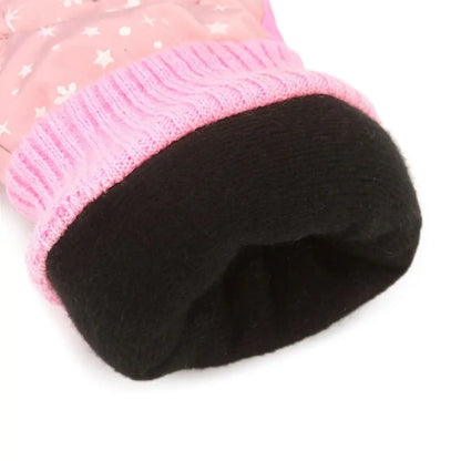 Kids Winter Ski Gloves - Waterproof Warm Snow Mittens for Girls Ages 5-8