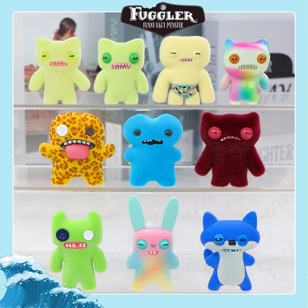 Fuggler Orignal Blind Box Keychain Pendant Model Doll Funny Ugly Monster Figure Statue 6-8.5cm Ornaments Dolls Birthday Gifts