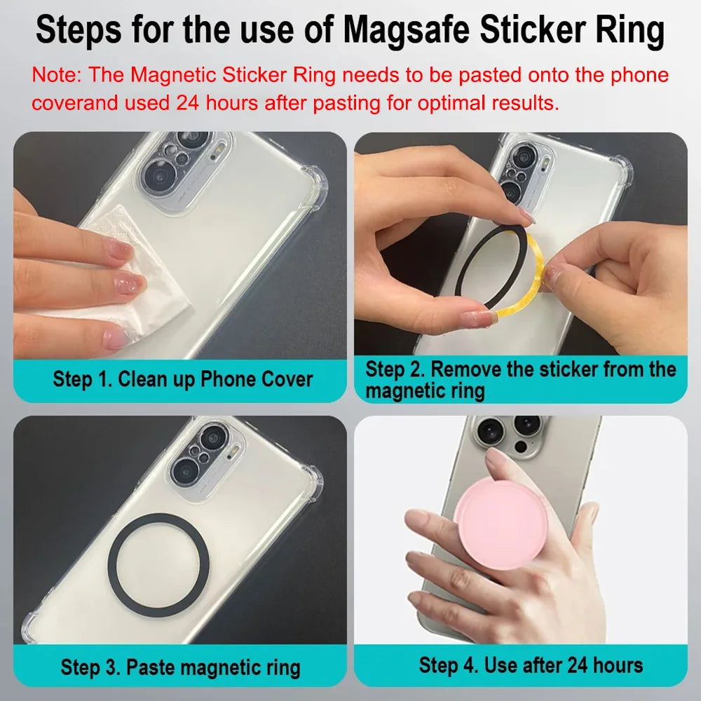 Grippopso Universal Magnetic Phone Socket Phone Holder Stand Silicone Grip Tok Mobile Phone Accessories Soporte for iPhone