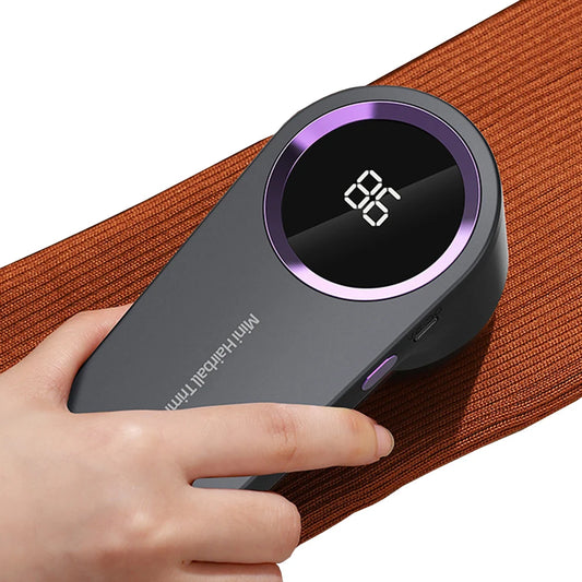 Electric Lint Remover Fabric Shaver Digital Display Electric Pellet Fluff Remover USB Rechargeable Ergonomic for Clothes Sweater