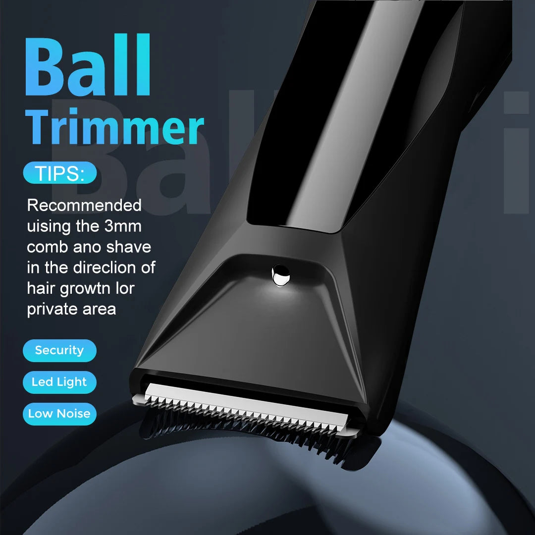 Sejoy Body Hair Trimmer Clipper for Men,Rechargeable Cordless Barber Clippers,Electric Hair Trimmer,Waterproof Beard Trimmer