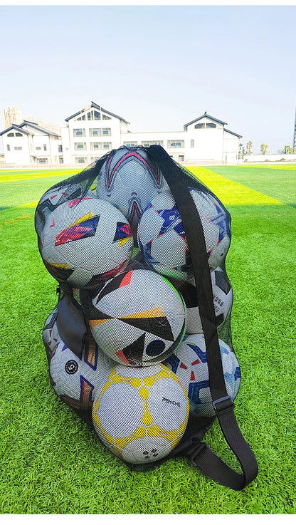 Loogdeel Football Basketball Ball Pack Double Shoulder Storage Pouch Shoulder Net Pocket Bag Training Sports Equipment Bag