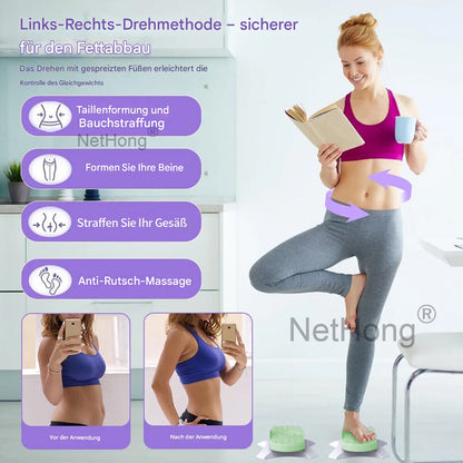 360° Waist Twister Exercise Board - Core Workout & Balance Trainer For Home Gym~