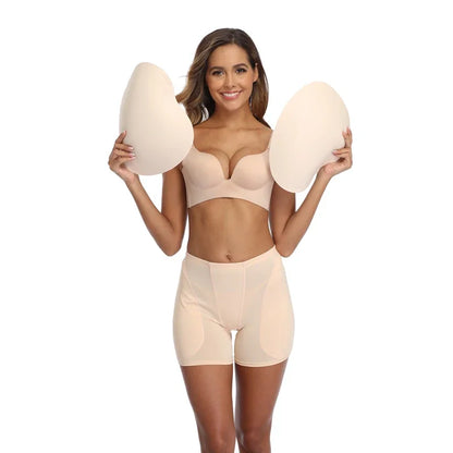 Sponge Padded Women Butt Hip Up Padded Enhancer Crossdresser Shorts High Waist Trainer Shaper Hip Pads Enhancer Booty Lifter