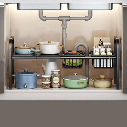 UK Refein 2 Tier Under Sink Organizer and Storage Multifunctional Storage Rack