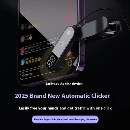 Screen Auto Clicker Simulated Finger Clicking  Screen Touch Tripods Tapper Device For TikTok Smart Phone App Video Live Streamin