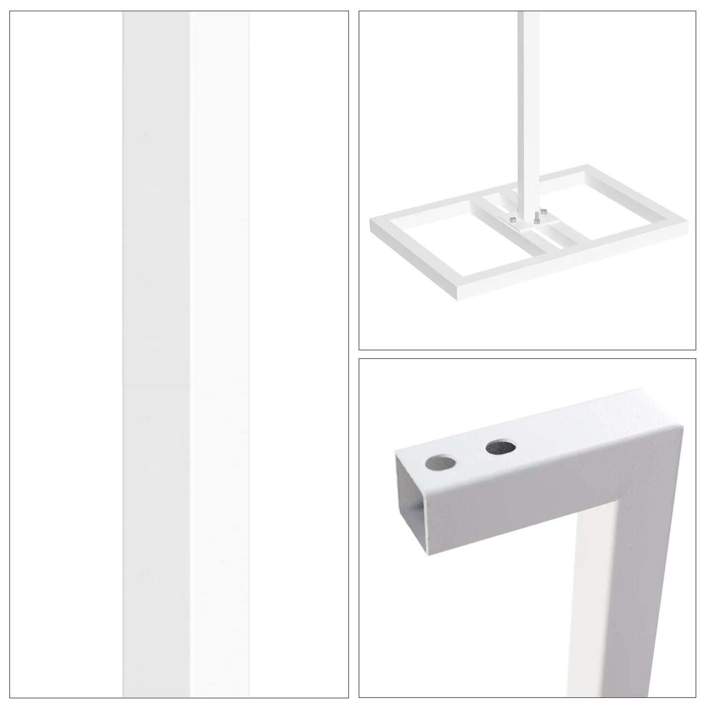 Robustes, verstellbares Hintergrundständer-Set, Vorhangrohr-Stützrahmen, Hochzeitshintergrund, 6 m x 3 m