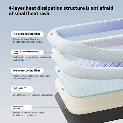 Pet Cooling Pad For Dogs Cats, Ice Silk Mat, Cool Bed Blanket, 3 Sizes Colors