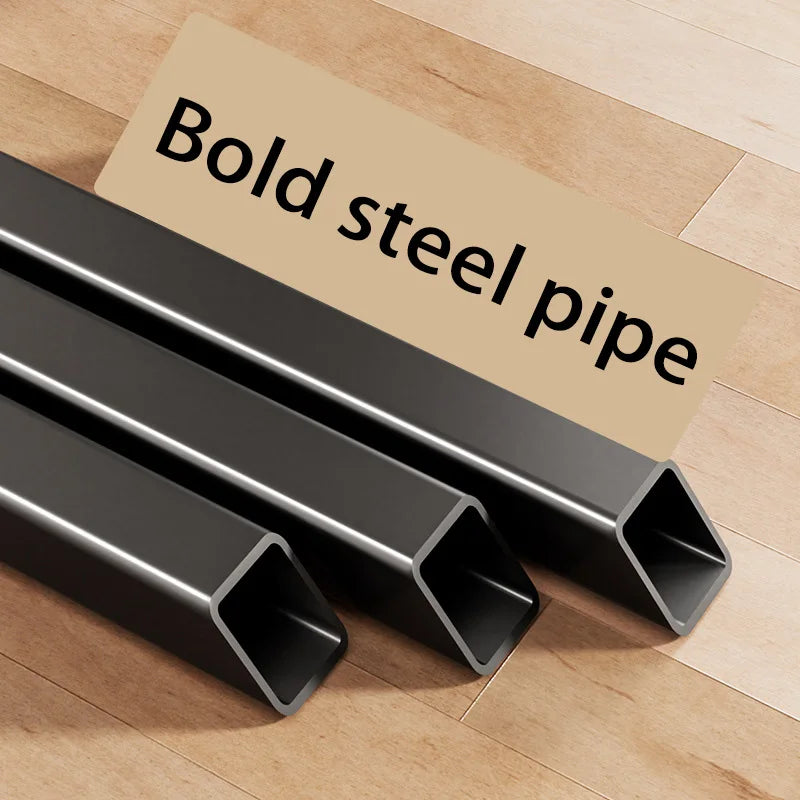 Movable Coat Rack With Universal Wheels Multifunctional Double-deck Simple Clothes Hanger Floor-Standing Bedroom Wardrobe