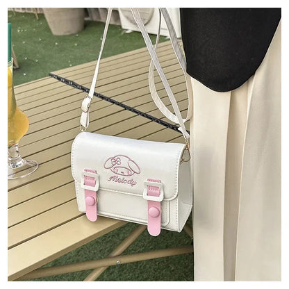 Anime Sanrio Crossbody Bags Hello Kitty Melody Kuromi Cinnamon Girls Women Luxury Brand Bag High Quality Designer Bags Gifts