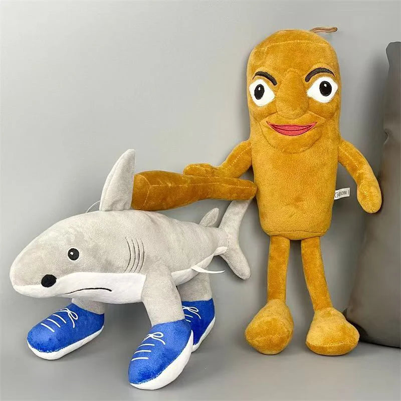 New Tungtungtung Sahur Tralala Plush Animals Telalaero Telala SHARK Anime Plush Plushie Peluches Stuffed Dolls Toy Gifts