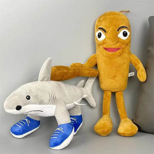 New Tungtungtung Sahur Tralala Plush Animals Telalaero Telala SHARK Anime Plush Plushie Peluches Stuffed Dolls Toy Gifts