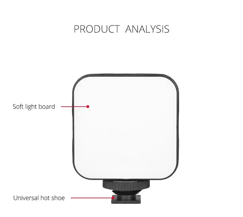 Pocket LED Selfie Light for IPhone Samsung IPad Mobile Phone Laptop Clip Ring Flash Fill Video Photo Ringlight Photography Lamp