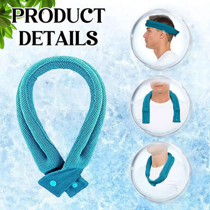 summer Neck Cooling Wraps Hot Weather Cooling Neck Scarf Cool Down supplies For summer outdoor sports working travel cooling