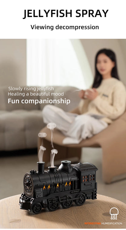 Aierwill Train Air Humidifier Ultrasonic Aromatherapy Diffusers Mist Maker Fragrance Essential Oil Aroma Difusor Remote control