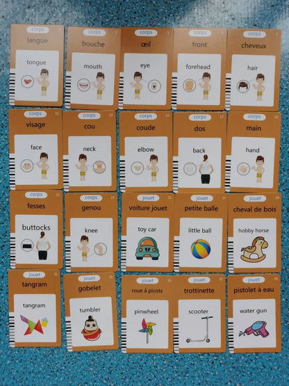 Learning Machine for Kid Talking Flash Cards Kindergarten Kids Language Electronic Audio Book LearnEnglish German Spanish French